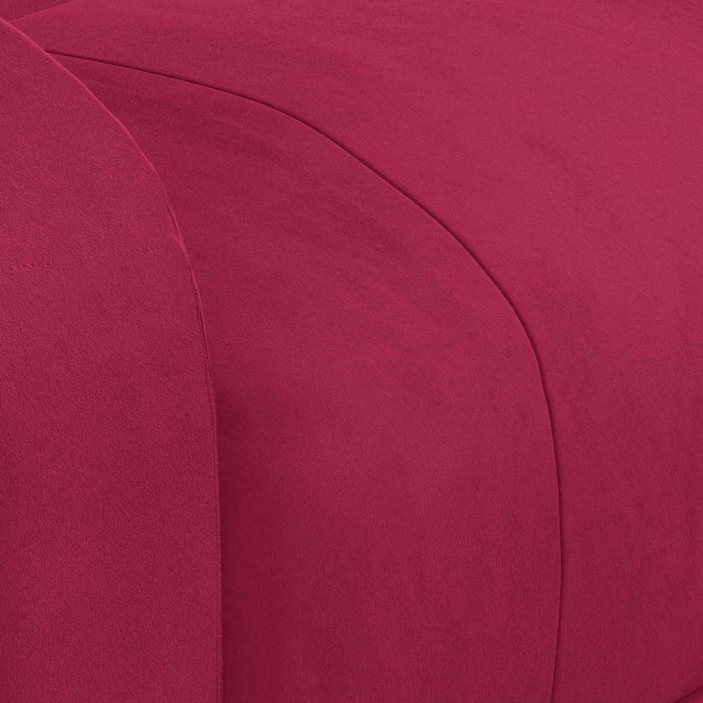 Recliner Chair Wine Red Velvet