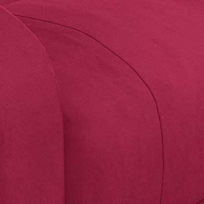 Recliner Chair Wine Red Velvet