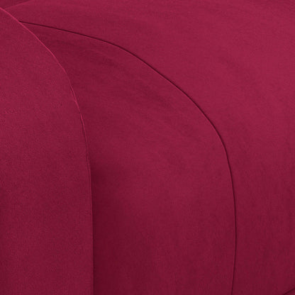 Massage Chair Wine Red Velvet