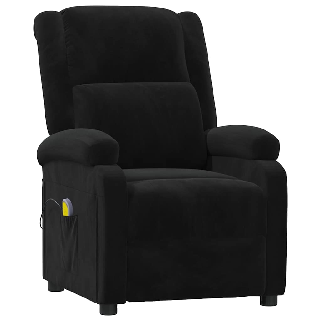 Massage Chair Black Velvet