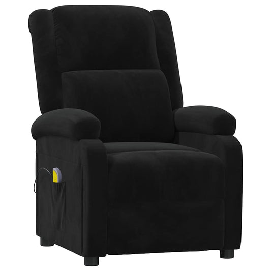 Massage Chair Black Velvet