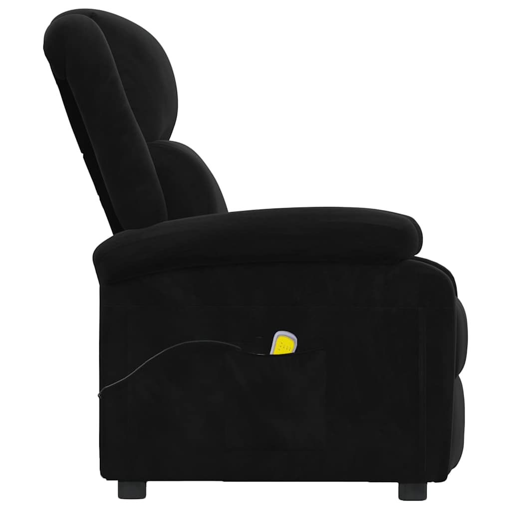 Massage Chair Black Velvet