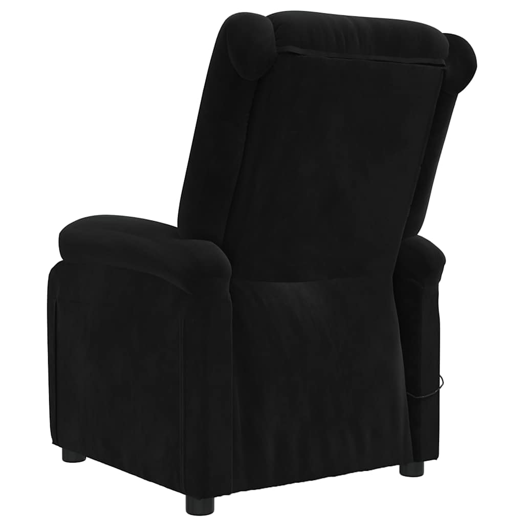 Massage Chair Black Velvet