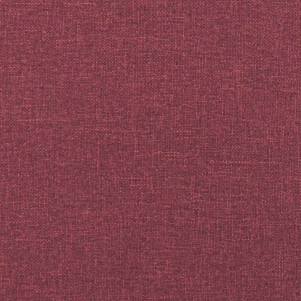 Recliner Chair Wine Red Fabric