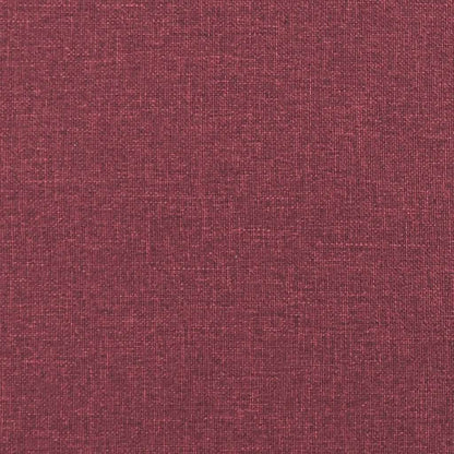 Recliner Chair Wine Red Fabric