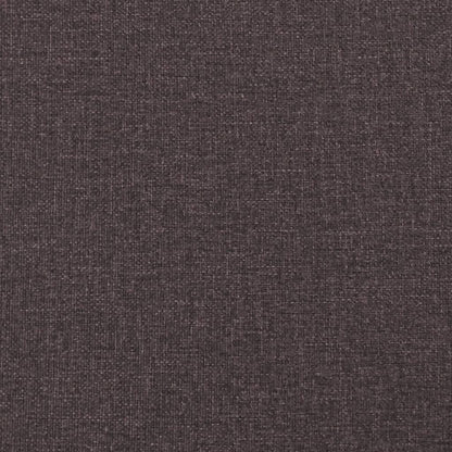 Recliner Chair Dark Brown Fabric