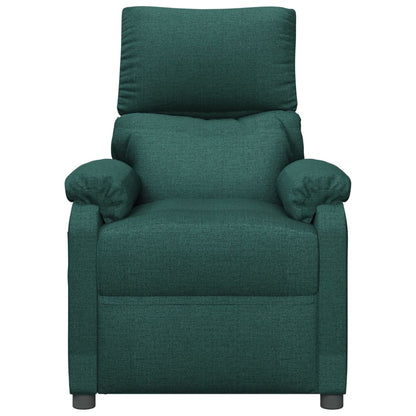 Recliner Chair Dark Green Fabric