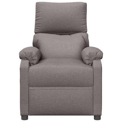 Recliner Chair Taupe Fabric