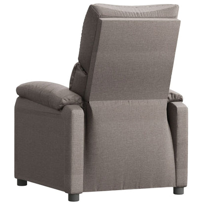 Recliner Chair Taupe Fabric