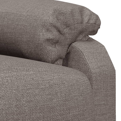 Recliner Chair Taupe Fabric