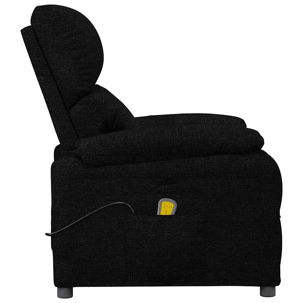 Massage Chair Black Fabric