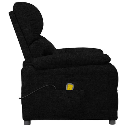 Massage Chair Black Fabric