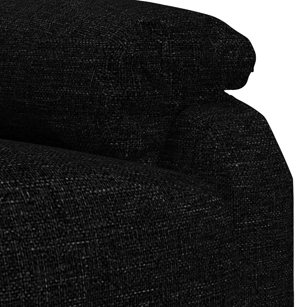 Massage Chair Black Fabric