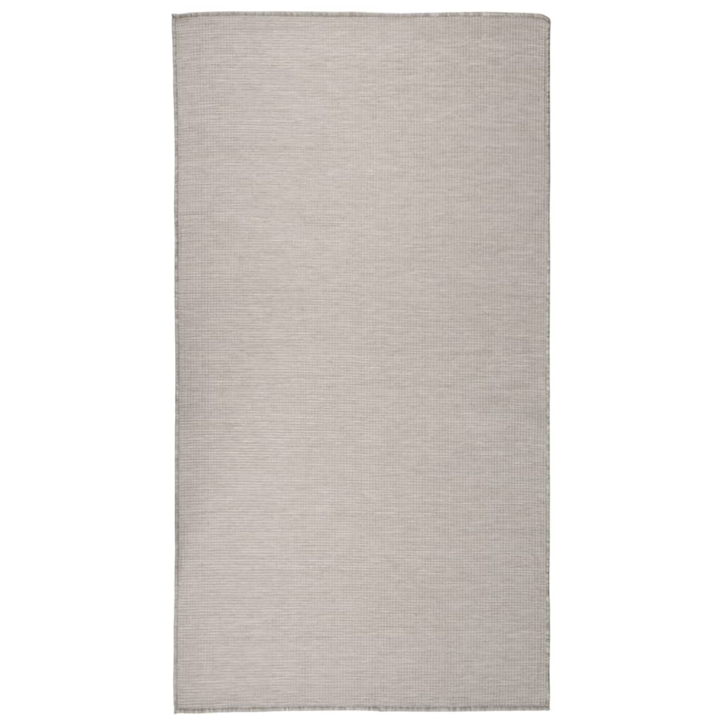 Outdoor Flatweave Rug 80x150 cm Light Grey