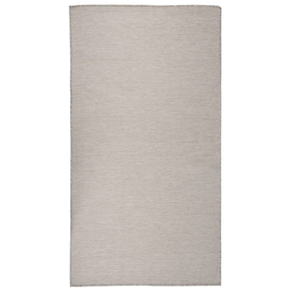 Outdoor Flatweave Rug 80x150 cm Light Grey