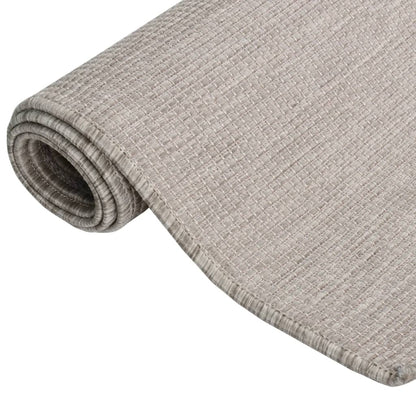 Outdoor Flatweave Rug 80x150 cm Light Grey