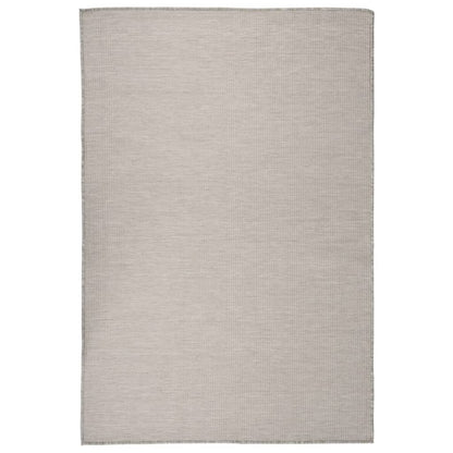Outdoor Flatweave Rug 120x170 cm Light Grey