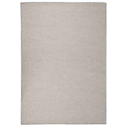 Outdoor Flatweave Rug 160x230 cm Light Grey