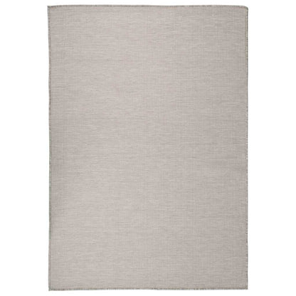 Outdoor Flatweave Rug 160x230 cm Light Grey