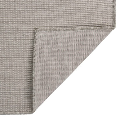 Outdoor Flatweave Rug 160x230 cm Light Grey
