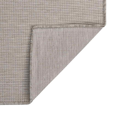 Outdoor Flatweave Rug 160x230 cm Light Grey