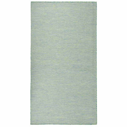 340799 vidaXL Outdoor Flatweave Rug 80x150 cm Turquoise