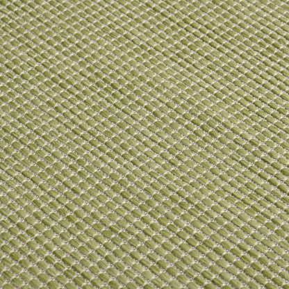 Outdoor Flatweave Rug 120x170 cm Green