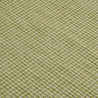 Outdoor Flatweave Rug 120x170 cm Green