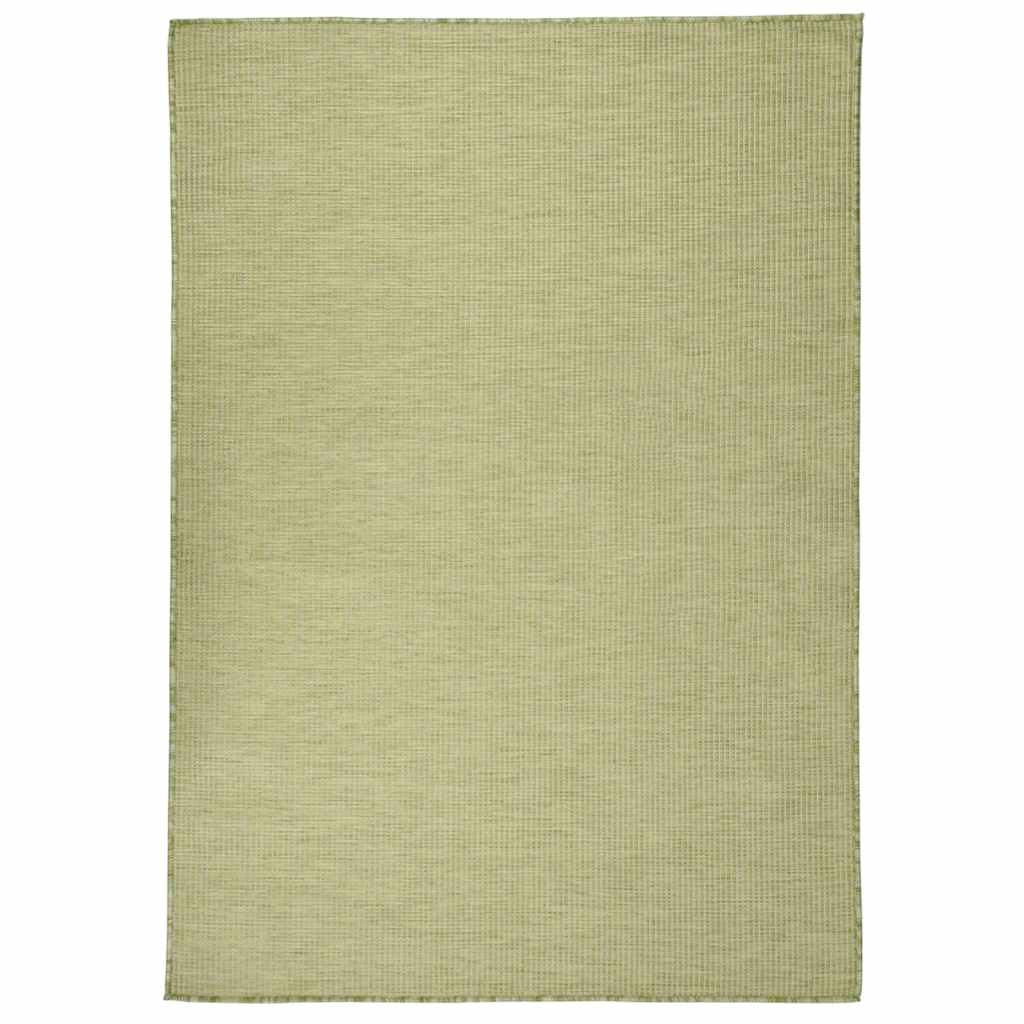 Outdoor Flatweave Rug 160x230 cm Green