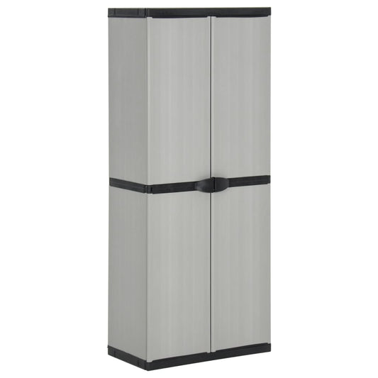 Garden Storage Cabinet | Grey | PVC | Medium | Garden Storage Cabinet
