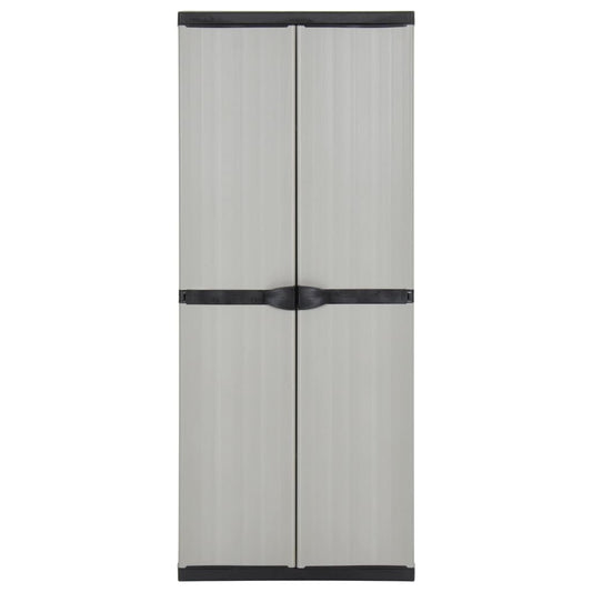Garden Storage Cabinet | Grey | PVC | Medium | Garden Storage Cabinet