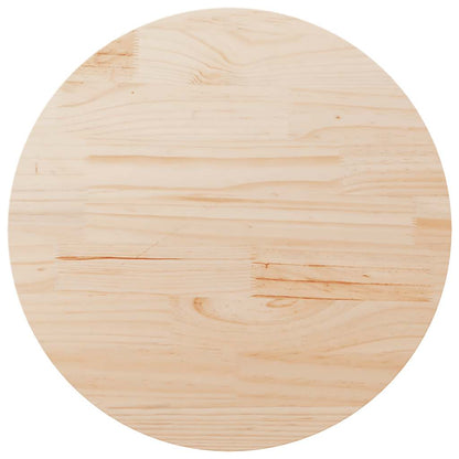 Table Top Ø90x2.5 cm Solid Wood Pine