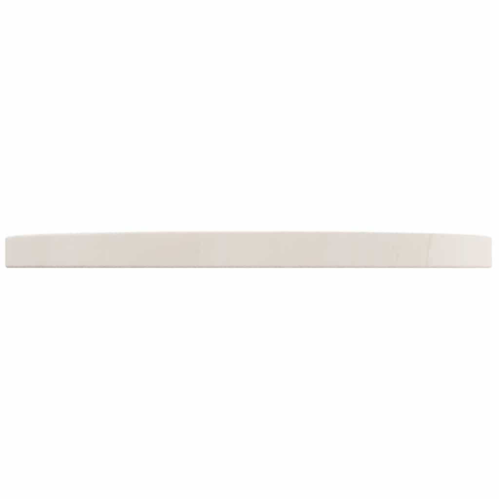 Table Top White Ø40x2.5 cm Solid Wood Pine