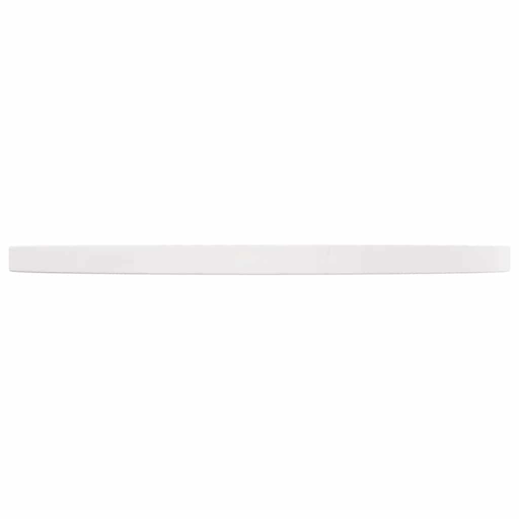 Table Top White Ø60x2.5 cm Solid Wood Pine