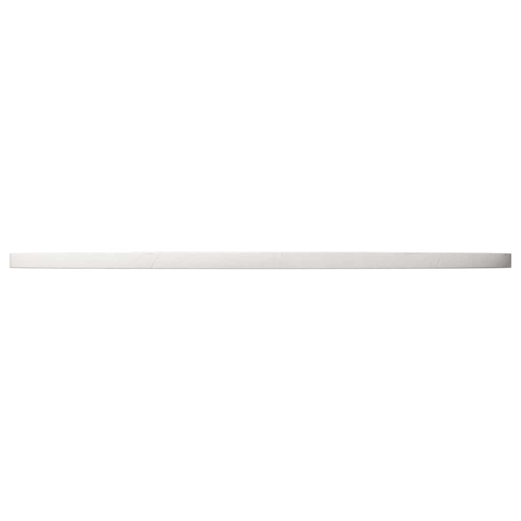 Table Top White Ø90x2.5 cm Solid Wood Pine