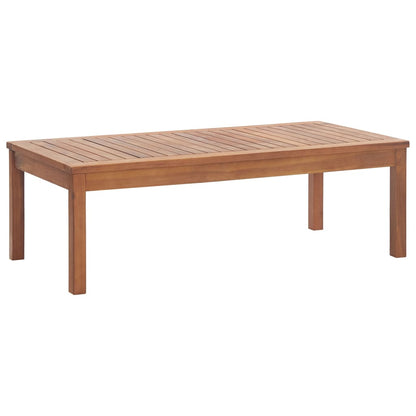 4 Piece Garden Lounge Set with Cushions Solid Wood Acacia