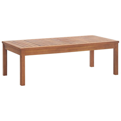 4 Piece Garden Lounge Set with Cushions Solid Wood Acacia