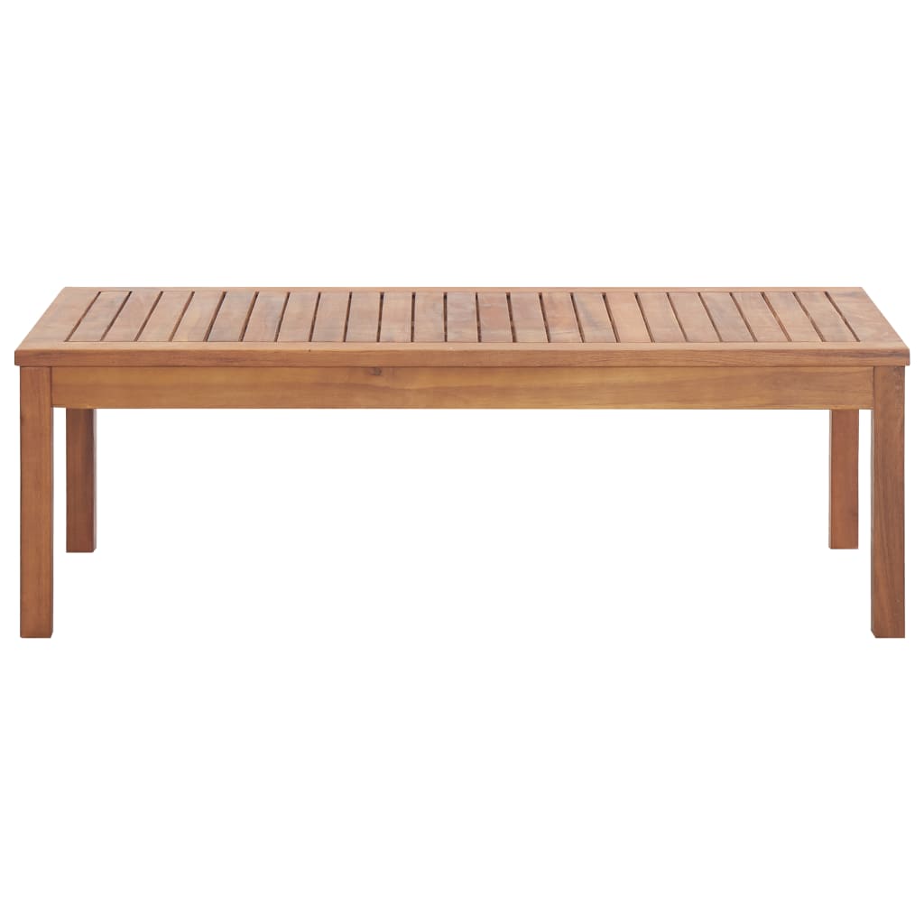 4 Piece Garden Lounge Set with Cushions Solid Wood Acacia
