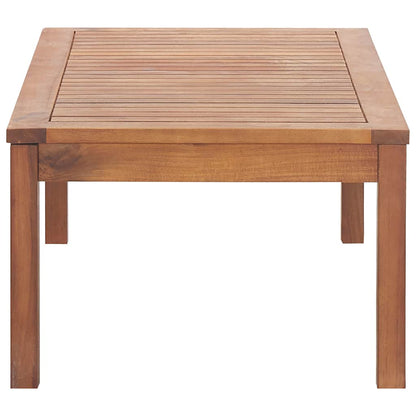 4 Piece Garden Lounge Set with Cushions Solid Wood Acacia