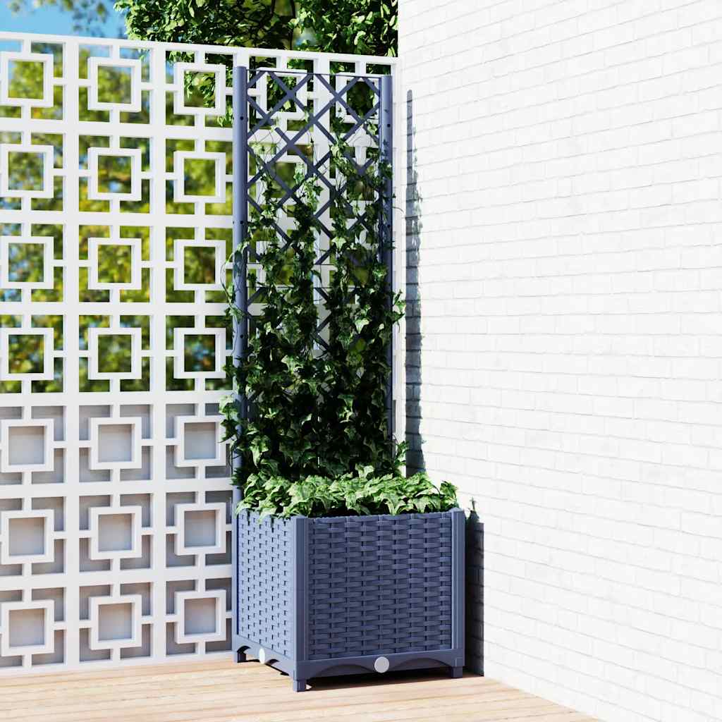 Garden Planter | Blue Grey | Polypropylene | Small | Planters