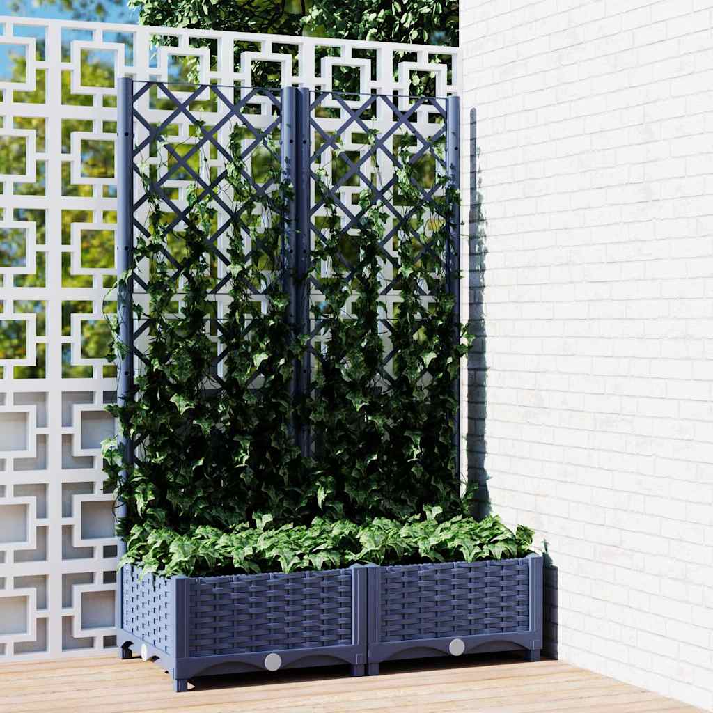 Garden Planter | Blue grey | Polypropylene | Large | Planters