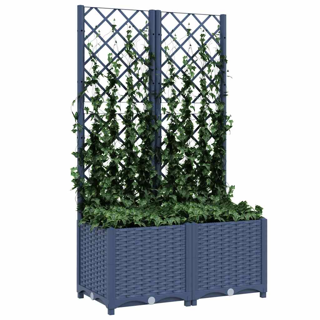 Garden Planter | Blue Grey | Polypropylene | Large | Planters