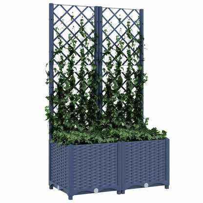 Garden Planter | Blue Grey | Polypropylene | Large | Planters
