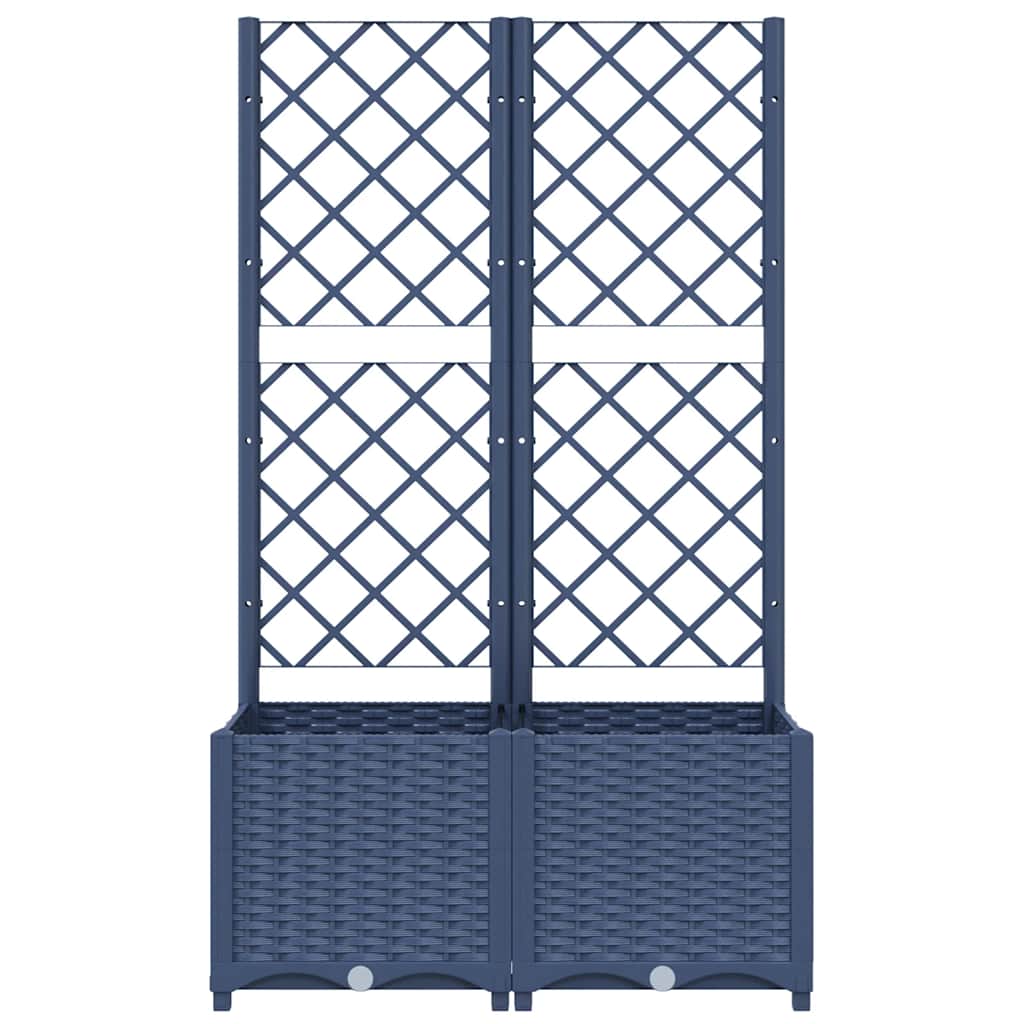 Garden Planter | Blue Grey | Polypropylene | Large | Planters