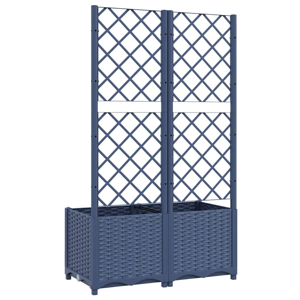 Garden Planter | Blue Grey | Polypropylene | Large | Planters