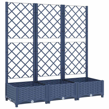 Garden Planter | Blue Grey | Polypropylene | Large | Planters