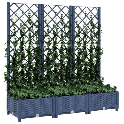 Garden Planter | Blue Grey | Polypropylene | Large | Planters