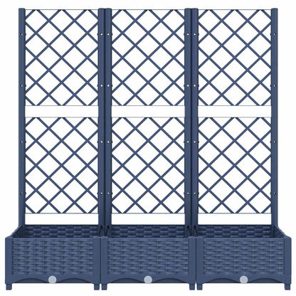 Garden Planter | Blue Grey | Polypropylene | Large | Planters