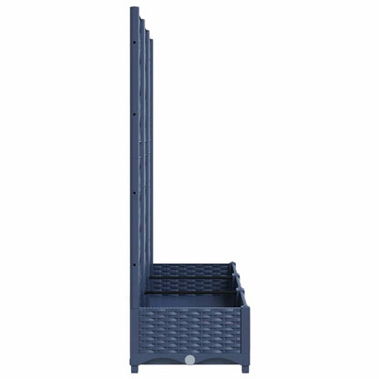 Garden Planter | Blue Grey | Polypropylene | Large | Planters