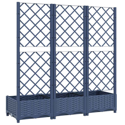 Garden Planter | Blue Grey | Polypropylene | Large | Planters